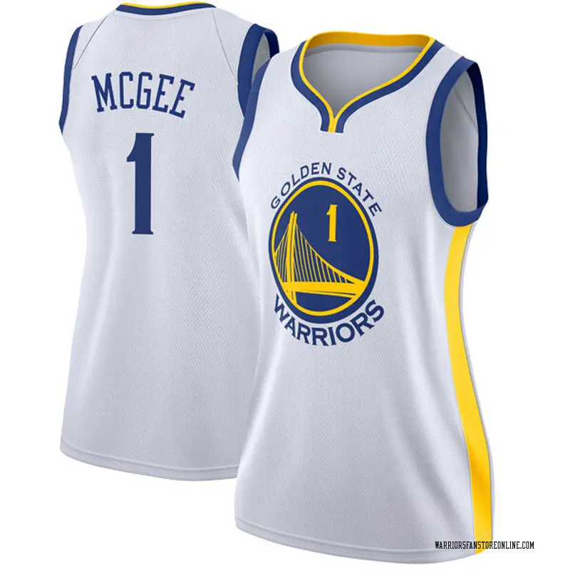 Swingman Gold JaVale McGee White Jersey 