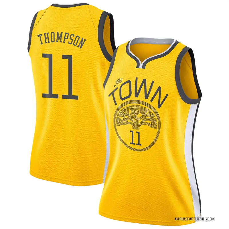 klay thompson yellow jersey