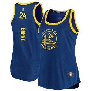 Golden State Warriors Fast Break Gold Rick Barry Royal 2019/20 Tank Jersey - Icon Edition - Women's