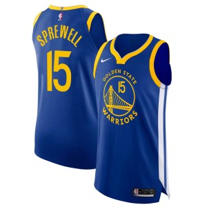 Golden State Warriors Authentic Blue Latrell Sprewell 2020/21 Jersey - Icon Edition - Men's