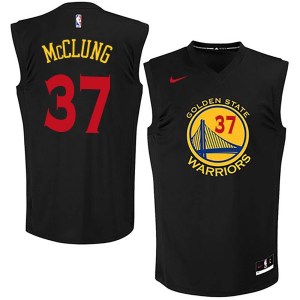 Golden State Warriors Swingman Gold Mac McClung Black New Fashion Jersey - Men's