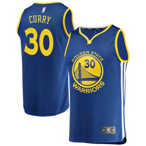 Golden State Warriors Gold Stephen Curry Royal Fast Break Jersey - Icon Edition - Men's