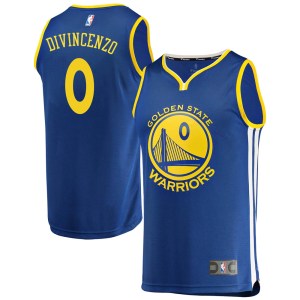 Golden State Warriors Fast Break Gold Donte DiVincenzo Royal Jersey - Icon Edition - Men's