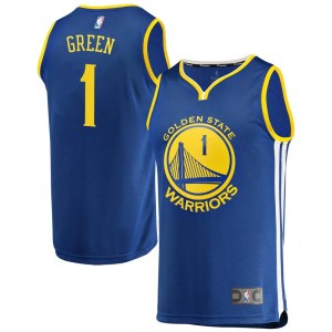 Golden State Warriors Fast Break Gold JaMychal Green Royal Jersey - Icon Edition - Men's