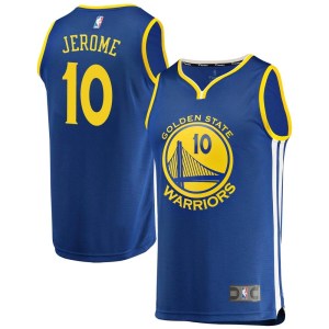 Golden State Warriors Fast Break Gold Ty Jerome Royal Jersey - Icon Edition - Men's