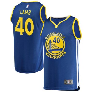 Golden State Warriors Fast Break Gold Anthony Lamb Royal Jersey - Icon Edition - Men's