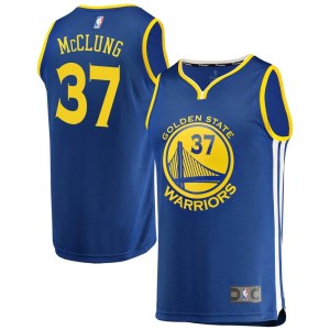 Golden State Warriors Fast Break Gold Mac McClung Royal Jersey - Icon Edition - Men's