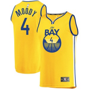 Golden State Warriors Fast Break Gold Moses Moody 2019/20 Jersey - Statement Edition - Men's