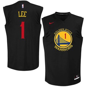 Golden State Warriors Swingman Gold Damion Lee Black New Fashion Jersey - Youth
