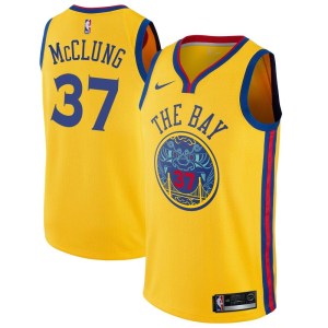 Golden State Warriors Swingman Gold Mac McClung Jersey - City Edition - Youth