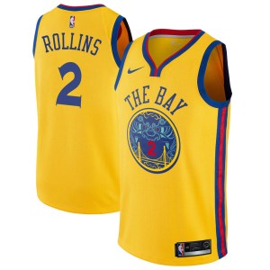 Golden State Warriors Swingman Gold Ryan Rollins Jersey - City Edition - Youth