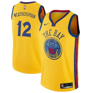 Golden State Warriors Swingman Gold Quinndary Weatherspoon Jersey - City Edition - Youth