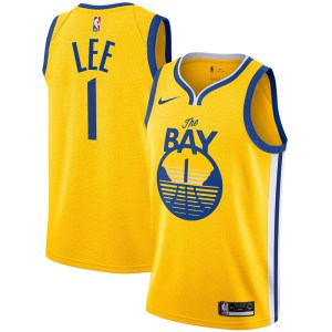 Golden State Warriors Swingman Gold Damion Lee Yellow 2019/20 Jersey - Statement Edition - Youth