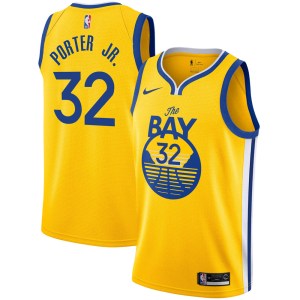 Golden State Warriors Swingman Gold Otto Porter Jr. Yellow 2019/20 Jersey - Statement Edition - Youth