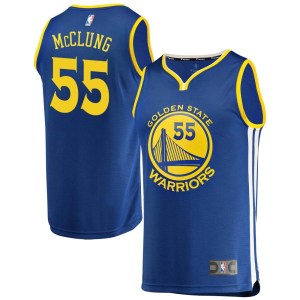 Golden State Warriors Fast Break Gold Mac McClung Royal Jersey - Icon Edition - Youth