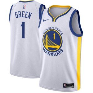 Golden State Warriors Swingman Gold JaMychal Green White Jersey - Association Edition - Youth