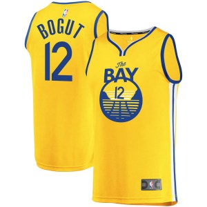 Golden State Warriors Fast Break Gold Andrew Bogut 2019/20 Jersey - Statement Edition - Youth