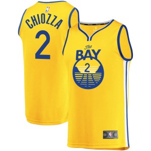 Golden State Warriors Fast Break Gold Chris Chiozza 2019/20 Jersey - Statement Edition - Youth