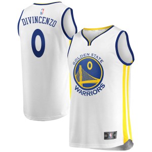 Golden State Warriors Fast Break Gold Donte DiVincenzo White Jersey - Association Edition - Youth