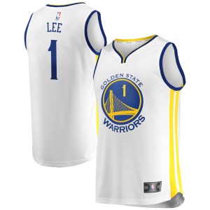 Golden State Warriors Gold Damion Lee White Fast Break Jersey - Association Edition - Youth