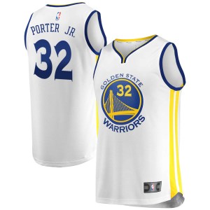 Golden State Warriors Gold Otto Porter Jr. White Fast Break Jersey - Association Edition - Youth