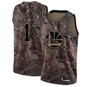 Golden State Warriors Swingman Gold Damion Lee Camo Realtree Collection Jersey - Men's