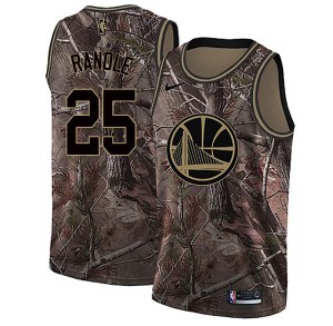 Golden State Warriors Swingman Gold Chasson Randle Custom Camo Realtree Collection Jersey - Men's