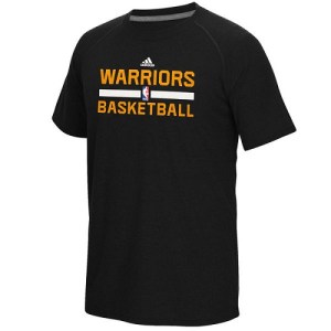 Golden State Warriors Gold On-Court climalite Ultimate T-Shirt - Black - Men's