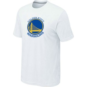 Golden State Warriors Gold Big & Tall Primary Logo T-Shirt - White - Men's