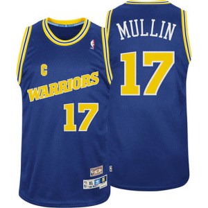 Golden State Warriors Authentic Blue Chris Mullin Throwback Jersey - Men's