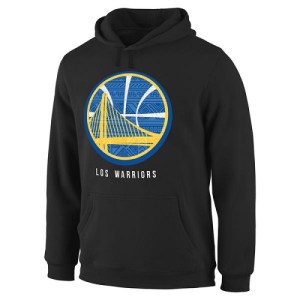 Golden State Warriors Gold Noches Enebea Pullover Hoodie - Black - Men's