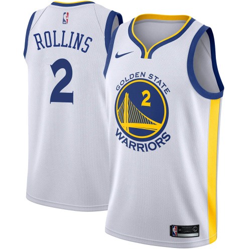 Golden State Warriors Swingman Gold Ryan Rollins White Jersey - Association Edition - Youth
