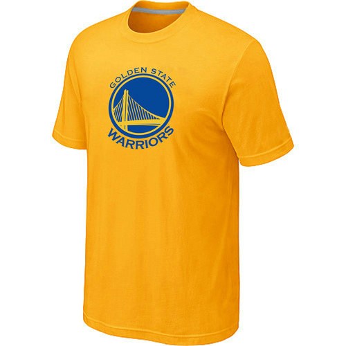 Golden State Warriors Gold Big & Tall Primary Logo T-Shirt - Yellow - Men's